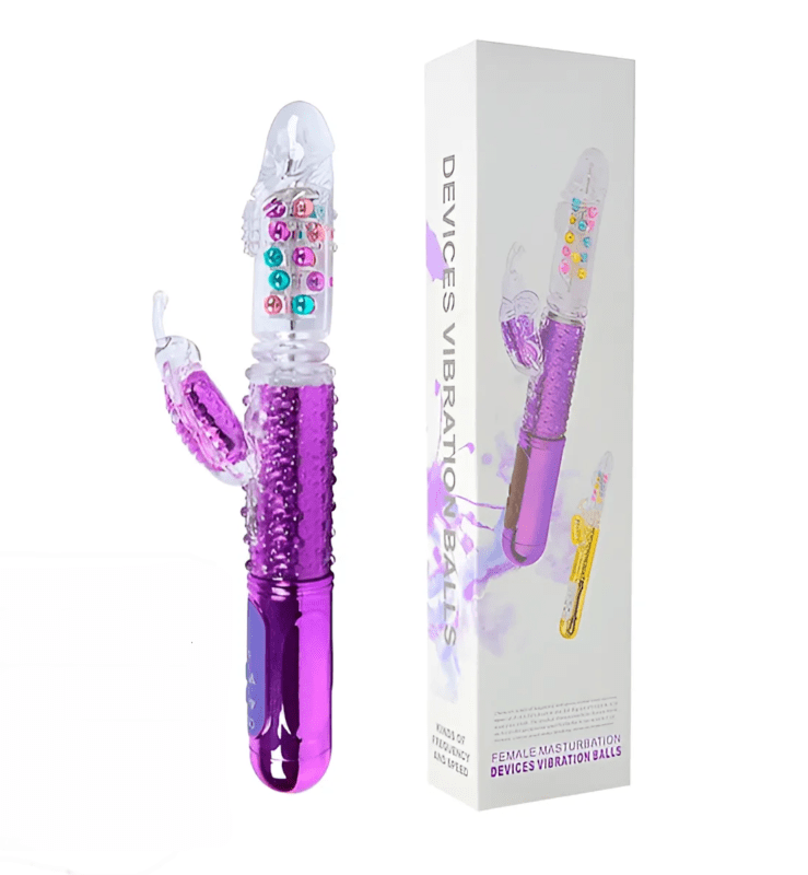 Vibrador Doble Estimulacion De 10 Niveles Balls Dw-pr-313