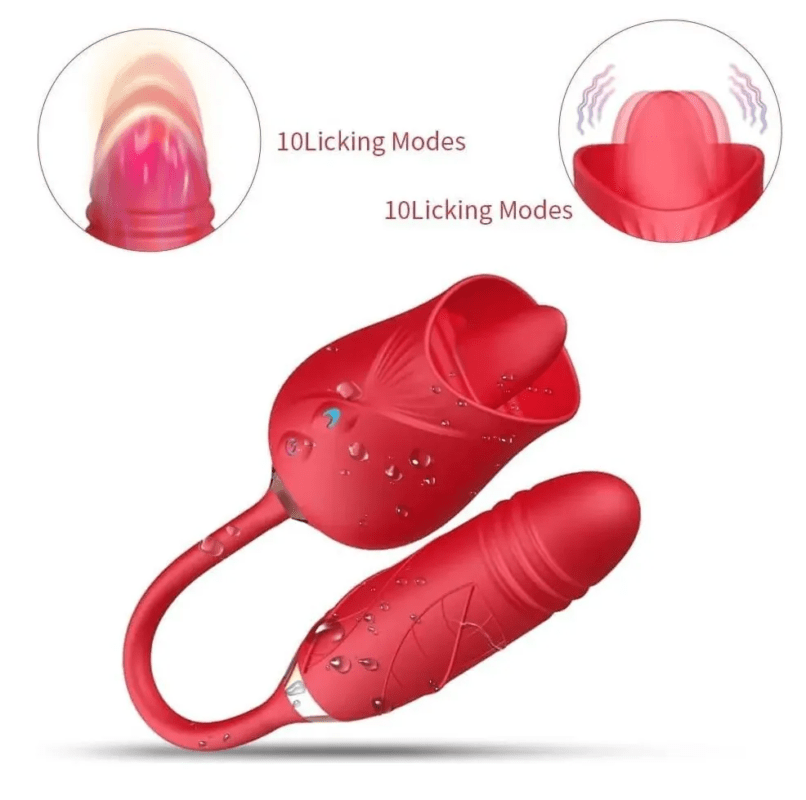 Vibrador Dildo 10 Modos De Vibración Estimula Clitoris Kz756 - Imagen 2