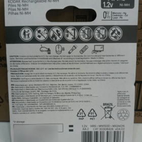 Pilas Recargable Kodak Alcalina Tipo Aa X 2 K30308428 - Imagen 3
