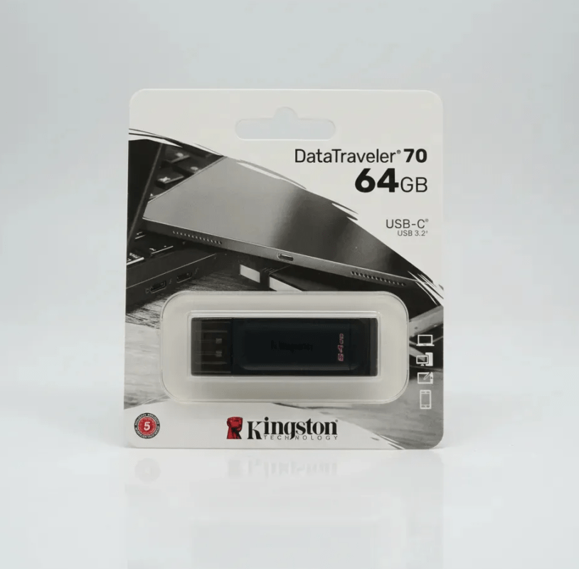 Flash Memory Kingston 64gb Usb-c3.2 6607145d