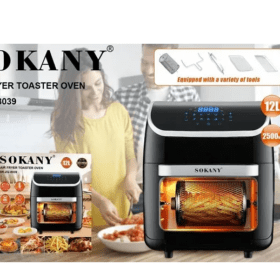 Freidora Tostadora De Aire Sokany 12l Sk-zg-8039 - Imagen 3