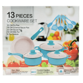 Juego De Ollas Antiadherente Non-stick 13 Piezas 9713 - Imagen 2