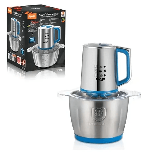 Procesador De Alimentos Raf 3l Acero Inoxidable R.97709-110 - Imagen 2