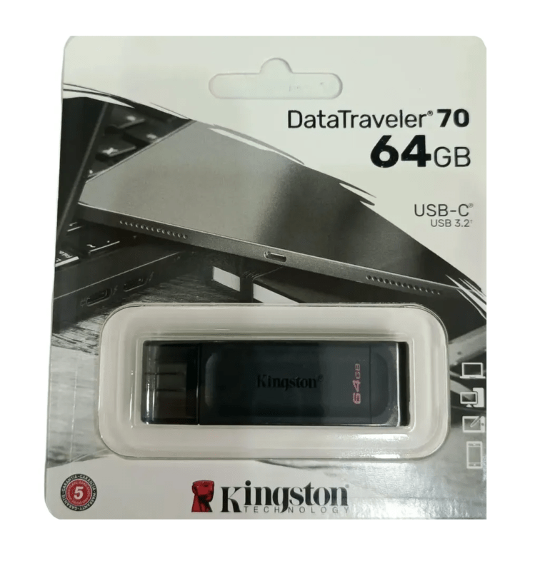 Flash Memory Kingston 64gb Usb-c3.2 6607145d - Imagen 3