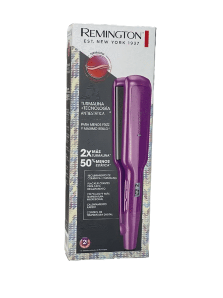Plancha De Cabello Remington Turmalina Antiestática S5520