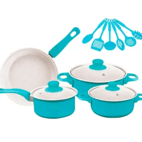 Juego De Ollas Antiadherente Non-stick 13 Piezas 9713