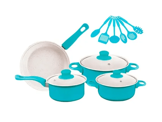 Juego De Ollas Antiadherente Non-stick 13 Piezas 9713