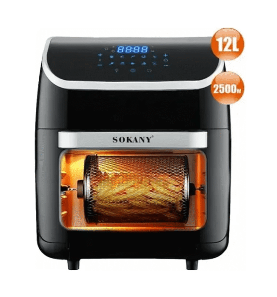 Freidora Tostadora De Aire Sokany 12l Sk-zg-8039 - Imagen 2