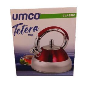 Tetera Umco Roja Acero Inoxidable 3 Litro 9321 - Imagen 4