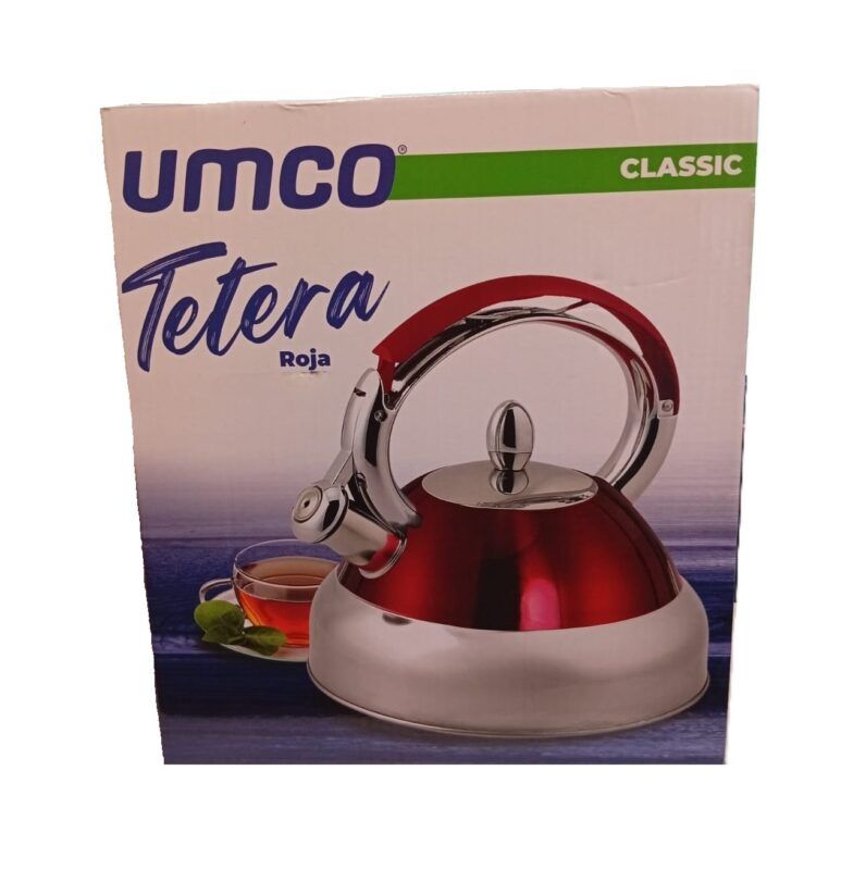 Tetera Umco Roja Acero Inoxidable 3 Litro 9321 - Imagen 4