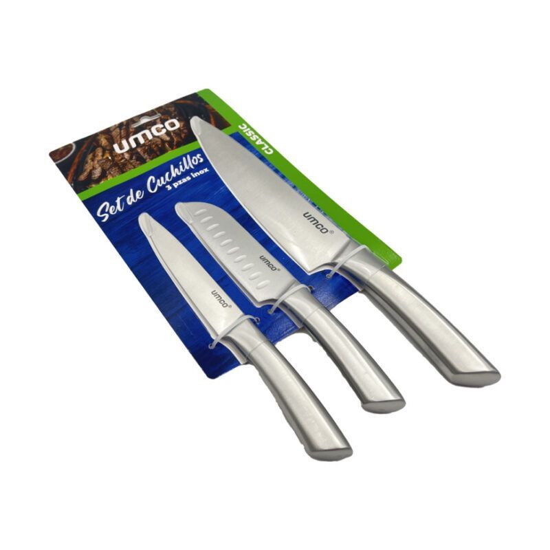 Juego De Cuchillos Umco Inox 3 Piezas 9496 - Imagen 3
