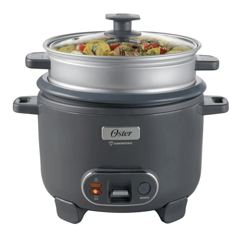 Arrocera Oster 3 En 1, Función Sofrito Vaporera 2.2 litros Ckstrc12dfsk