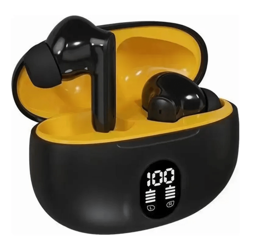 Audífonos Inalámbricos In-ear Bluetooth Con Sonido Estéreo Y Pantalla Led De Carga