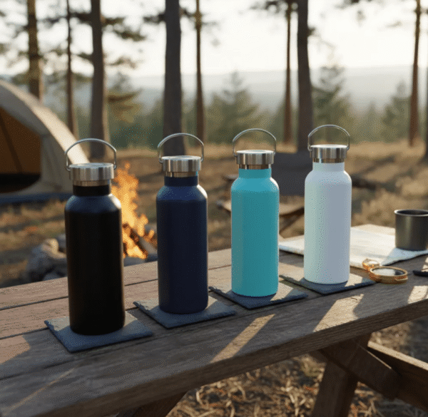 Termo De Acero Inoxidable  Aislado De Camping Botella