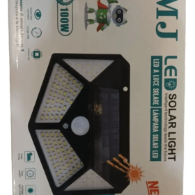 Lampara Solar Aplique Led Reflectorr Exteriores 100w Mj-100 - Imagen 4