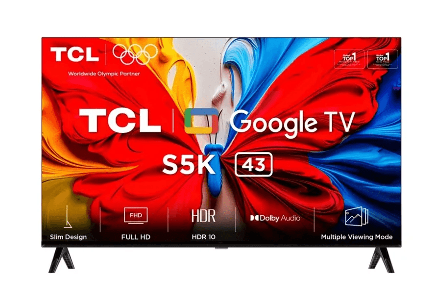 Television Smart Tv 43 Pulgadas Tcl Qled Android Google S5k