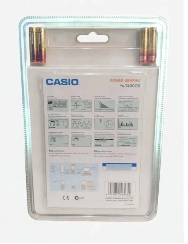 Calculadora Cientifica Casio Power Graphic Fx-7400gii - Imagen 3