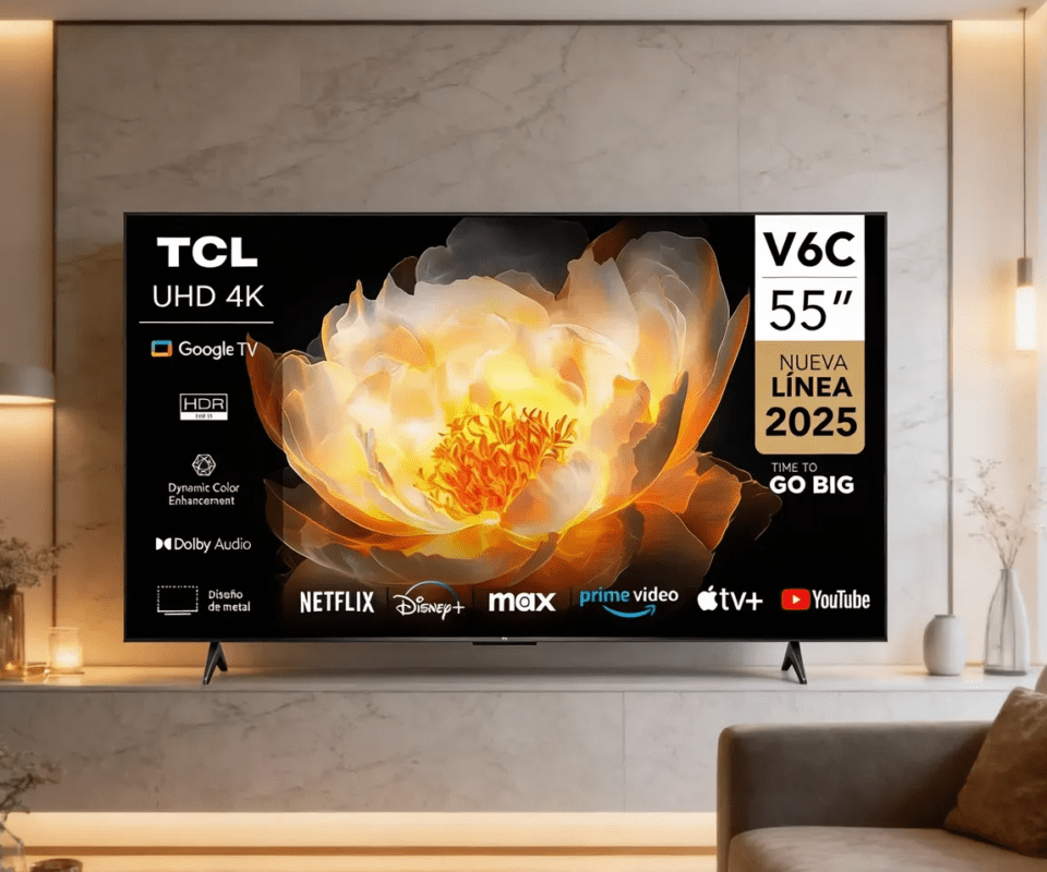 Televisión Smart Tv 55 Pulgadas Tcl 4k Uhd 55v6c - Imagen 2