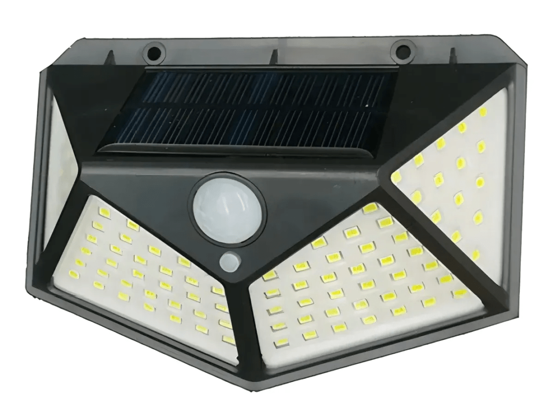 Lampara Solar Aplique Led Reflectorr Exteriores 100w Mj-100 - Imagen 2