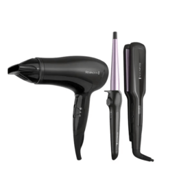 Combo Secadora De Cabello + Plancha + Rizador Remington S552