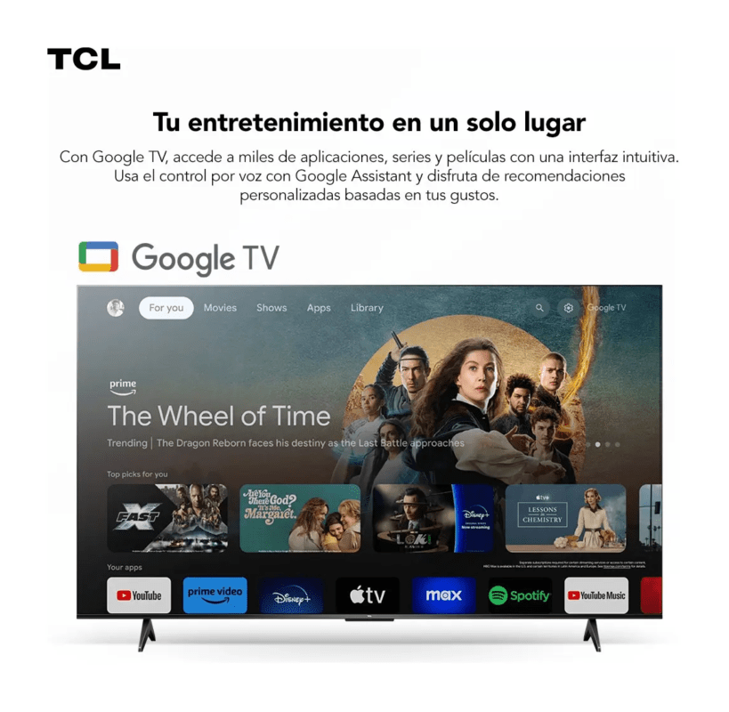 Television Smart Tv 50 Tcl Pulgadas 4k Uhd 50v6c - Imagen 2