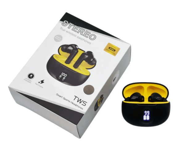 Audífonos Inalámbricos In-ear Bluetooth Con Sonido Estéreo Y Pantalla Led De Carga - Imagen 2