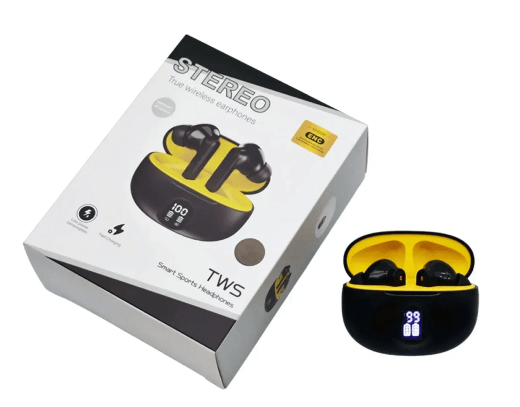 Audífonos Inalámbricos In-ear Bluetooth Con Sonido Estéreo Y Pantalla Led De Carga - Imagen 2