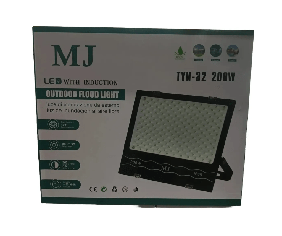 Reflector Lampara Led Exterior Aire Libre 200w Tyn32 - Imagen 3