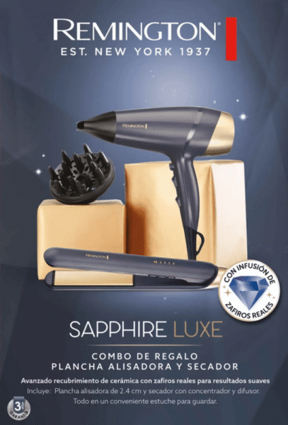 Secadora Remington Profesional + Plancha De Cabello Ds5805 - Imagen 4