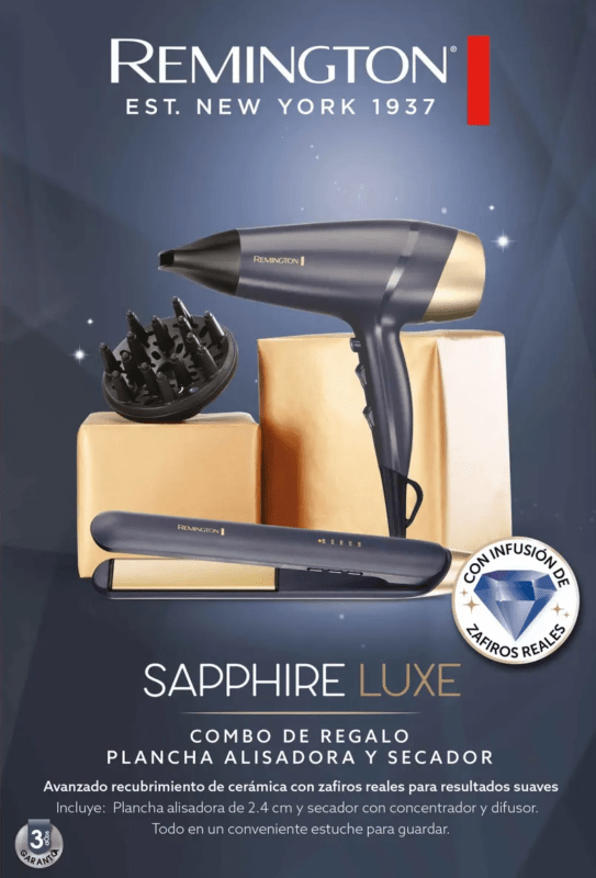 Secadora Remington Profesional + Plancha De Cabello Ds5805 - Imagen 4