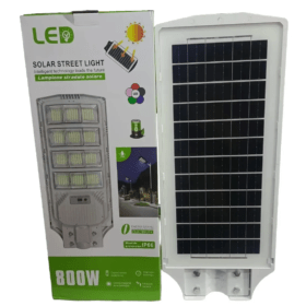 Lampara Solar Led Reflector Solar 800w Poste Exterior Tyn-95