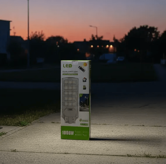 Lampara Solar Led Reflector Solar 1000w Poste Exterior Tyn-9 - Imagen 4