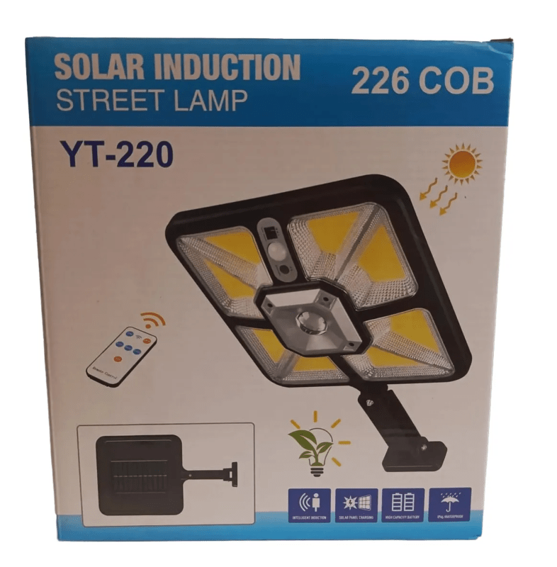 Lampara Solar Led Reflector Solar Ajustable Yt-220 - Imagen 4