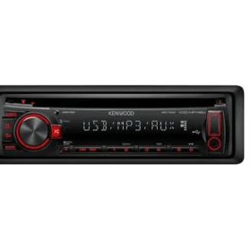 Radio Para Carro Kenwood Receptor De Audio 1 Din Kdc-mp148u