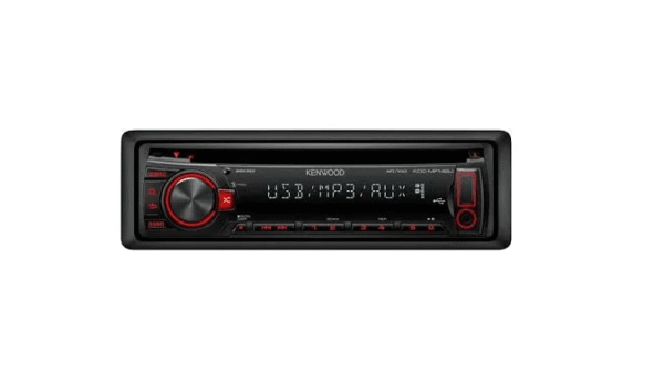 Radio Para Carro Kenwood Receptor De Audio 1 Din Kdc-mp148u
