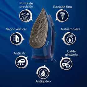 Plancha De Ropa A Vapor Oster Suela De Cerámica Gcstac7202 - Imagen 3