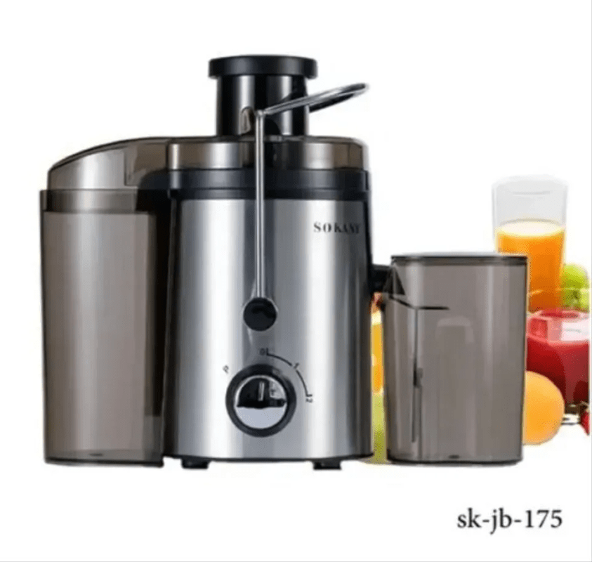 Extractor De Jugos Y Fruta Sokany Acero Inoxidable Sk-jb-175 - Imagen 2