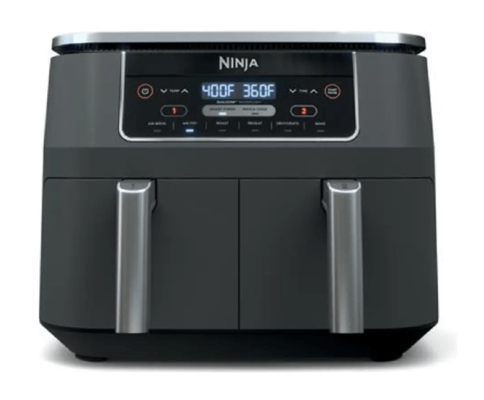 Freidora De Aire Ninja Con Doble Canasta 7.5 Litros Dz201