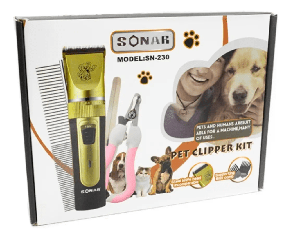 Cortadora Y Maquina De Mascotas Sonar Recargable Sn-230 - Imagen 4