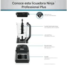 Licuadora Ninja Profesional Plus 3 Funciones 2.1 L Bn701laa - Imagen 3