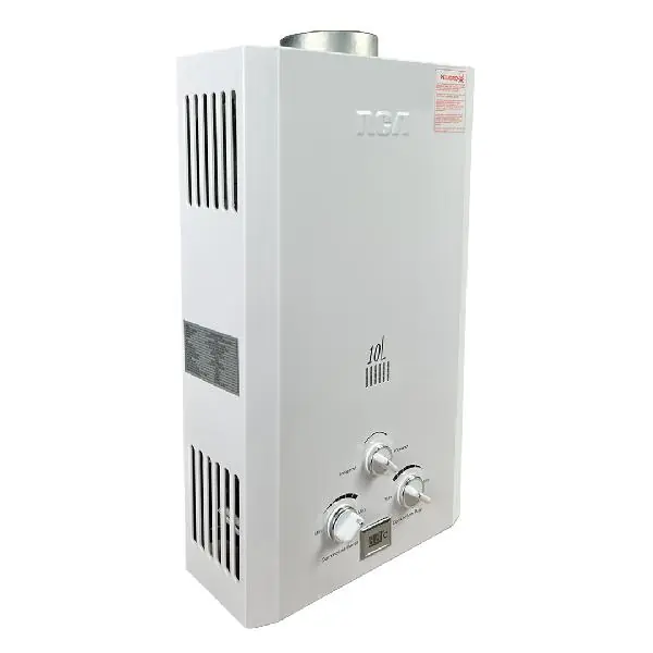 Calefón A Gas 10 Litros Rca Sistema De Baja Presión Hs-610