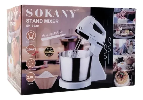 Batidora De Pedestal Sokany 7 Velocidades Portátil Sk-6620 - Imagen 2