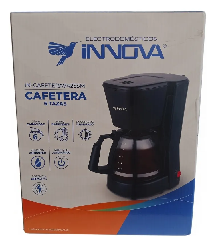 Cafetera 6 Tazas Innova Filtro Permanente In-cafetrea942sm - Imagen 4