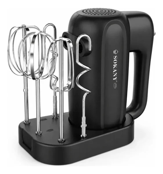 Batidora De Mano Eléctrica Sokany 400w 5 Velocidad Sk-02045