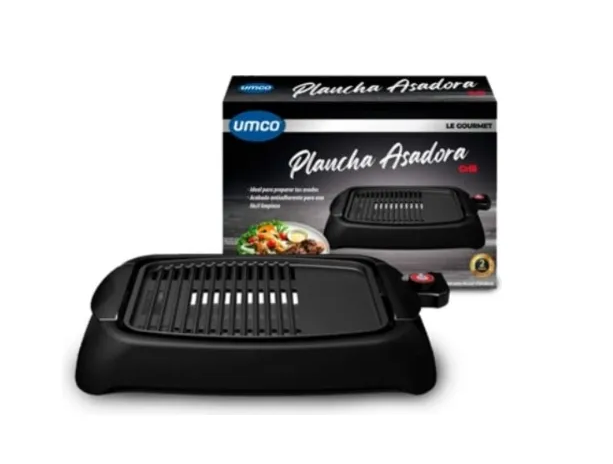 Plancha Asadora Umco Grill 1000w Base De Tacto Frío 0616