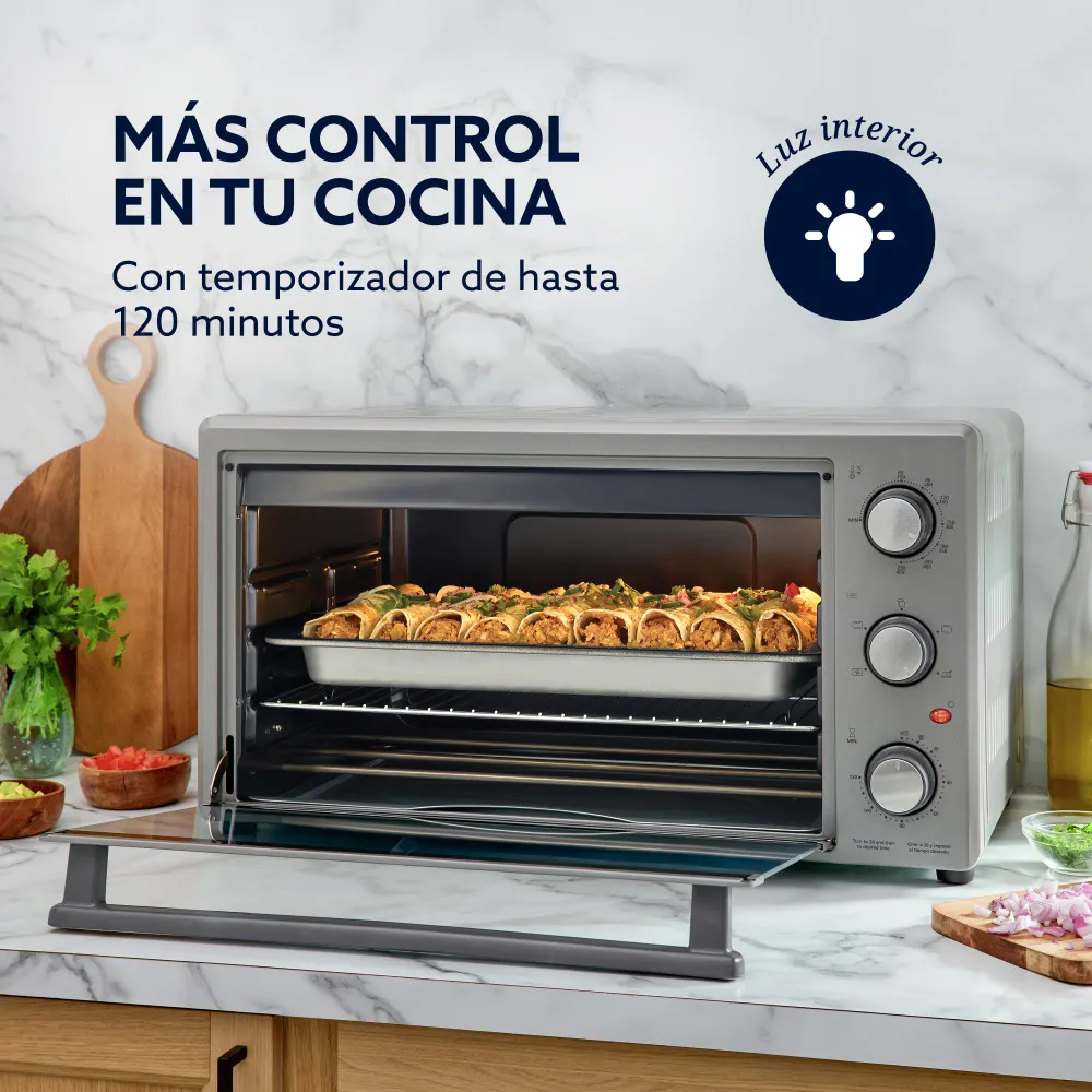 Horno Tostador Oster® 60 Litros Rotisserie Tssttv60mns - Imagen 4