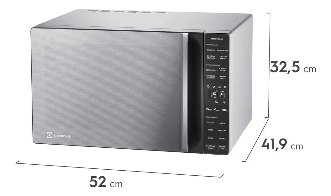 Microondas Electrolux 31 Litros Efficient Me31g Emdy31s0mxm - Imagen 2