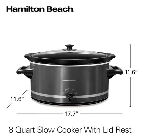 Olla Lenta 8 Litros Hamilton Beach 33182 - Imagen 4