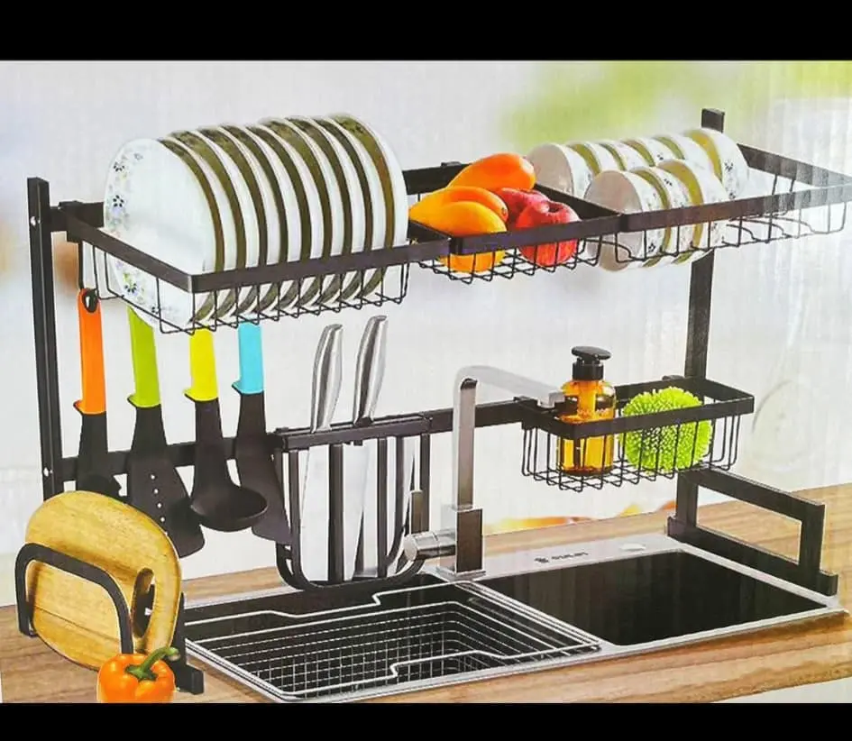 Platero Y Escurridor De Platos Kitchen Rack - Imagen 2