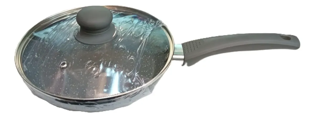 Sarten Cuarzo Dark Indalum Para Inducción 20cm Con Tapa - Imagen 2